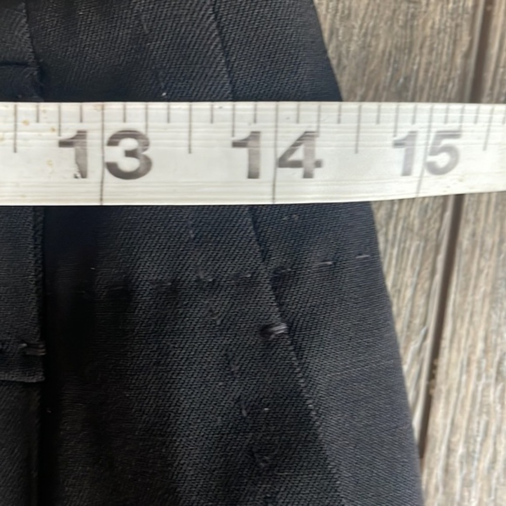 ESCADA pants trousers size 34 or 4 or XS black career Pleated - Picture 9 of 13